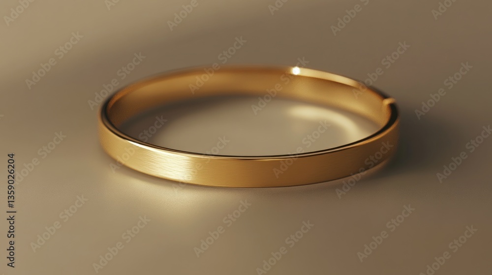 Sleek, simple gold band Sleek, simple gold band