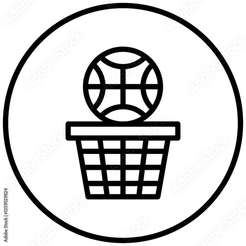 Basketball Icon Style