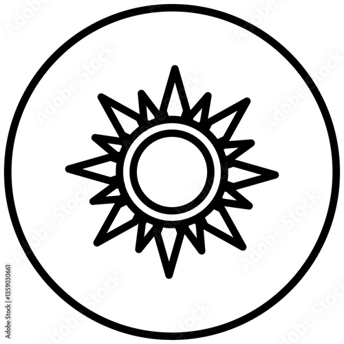 Sun Icon Style