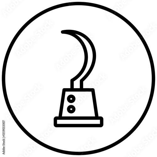 Pirate Hook Icon Style