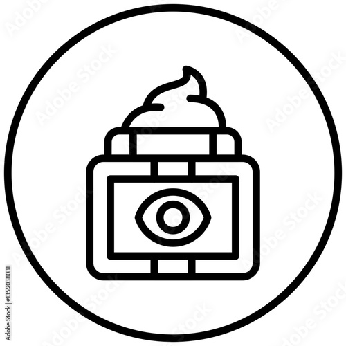 Eye Cream Icon Style