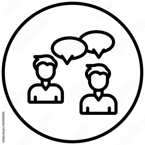 Bubble Chat Icon Style
