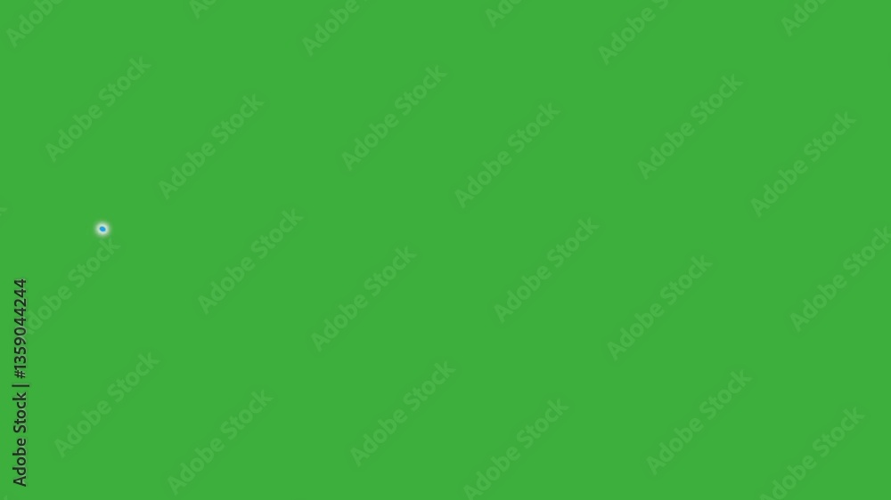 Looping video animation abstract cartoon element moving on green screen background Looping video animation abstract cartoon element moving on green screen background