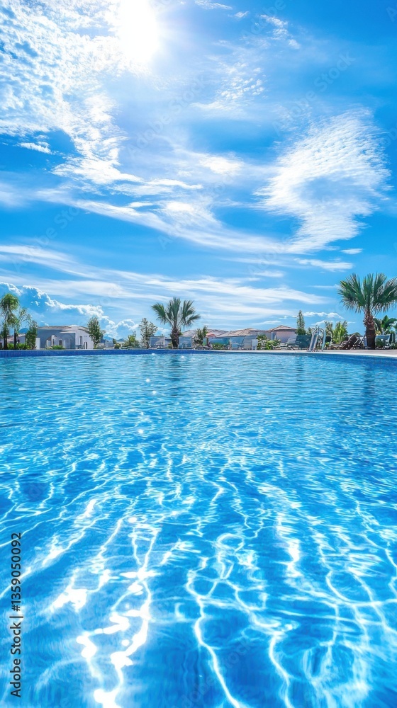 Fototapeta premium Crystal Clear Pool Paradise