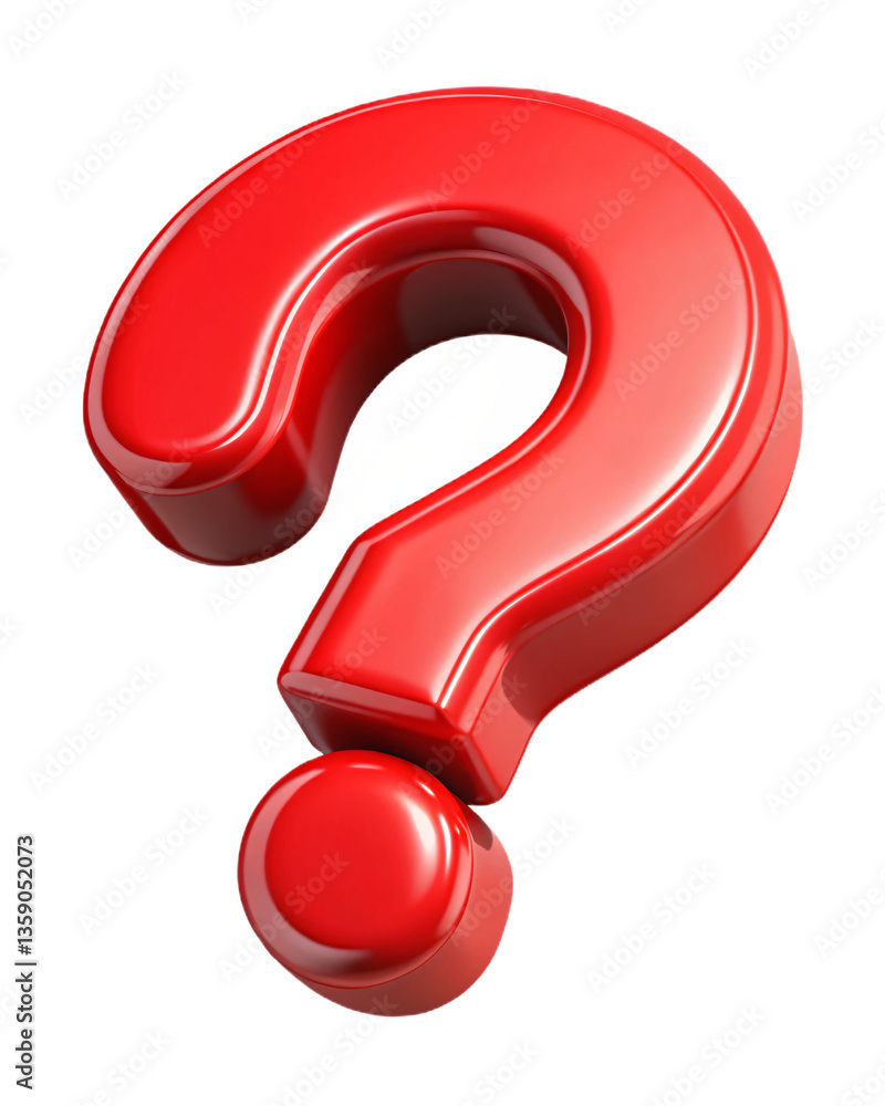 3D Rendered Red Question Mark Icon – Glossy FAQ, Help, Support Symbol 3D Rendered Red Question Mark Icon – Glossy FAQ, Help, Support Symbol