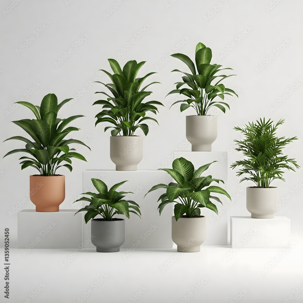 A collection of stylish indoor plants in modern pots, adding a touch of greenery to any home or office. Perfect for enhancing your living space with fresh, vibrant foliage.
A collection of stylish indoor plants in modern pots, adding a touch of greenery to any home or office. Perfect for enhancing your living space with fresh, vibrant foliage.