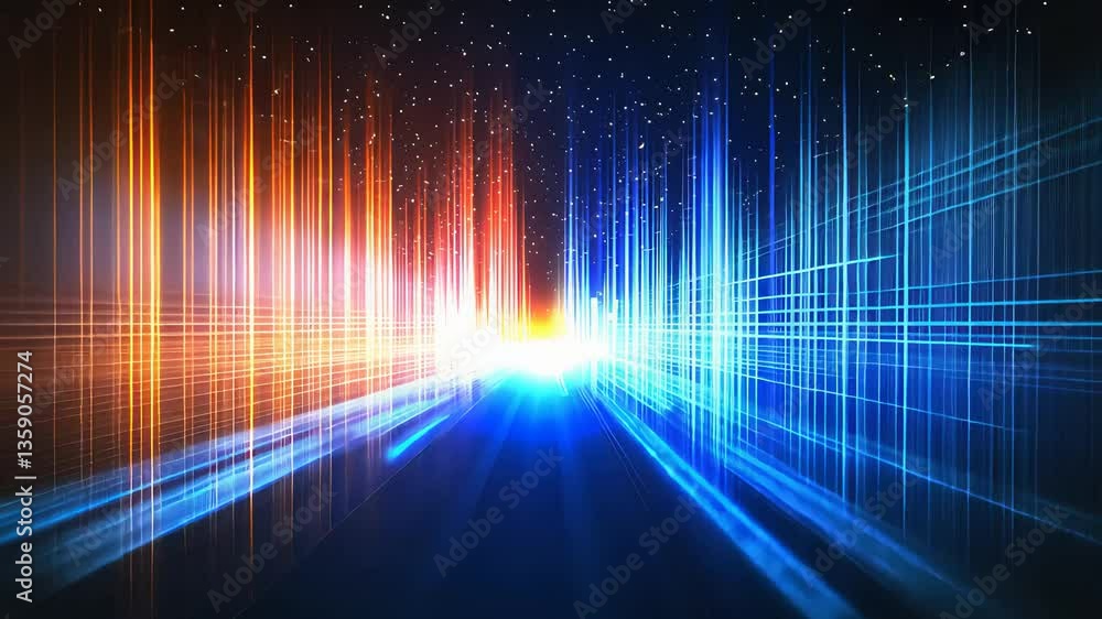 Futuristic Light Beams in Space with Vibrant Colors for Sci-Fi Backgrounds Tech Visuals and Digital Art Projects Futuristic Light Beams in Space with Vibrant Colors for Sci-Fi Backgrounds Tech Visuals and Digital Art Projects