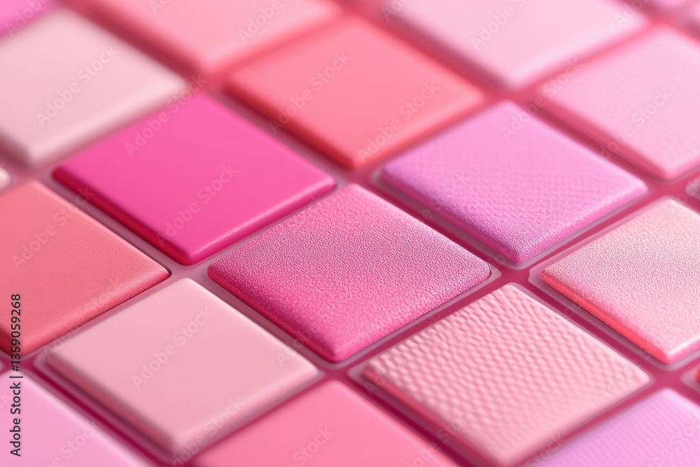 Pink makeup squares Pink makeup squares