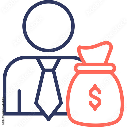 Investor line color icon