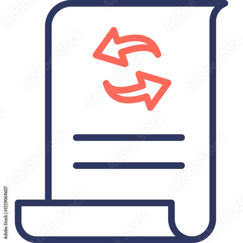 Return line color icon