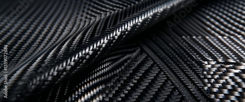 Wallpaper Mural black theme matte carbon fiber macro zoom close up design texture background Torontodigital.ca