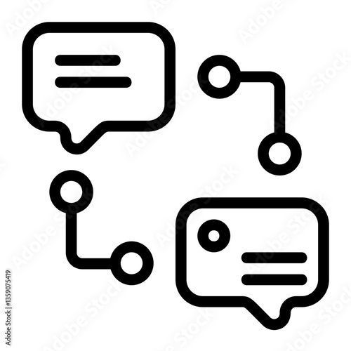 Communication Line Icon