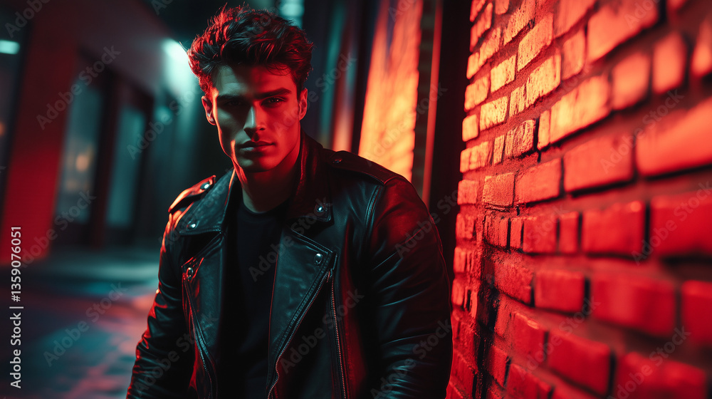 Fototapeta premium young man in the city