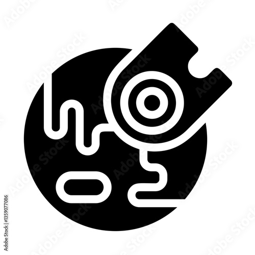 Meteor Solid Icon