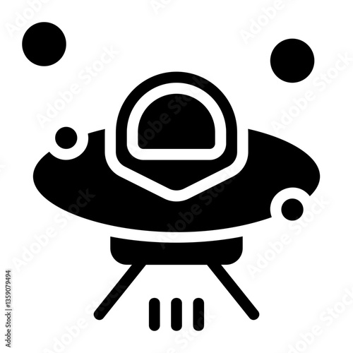 Ufo Solid Icon