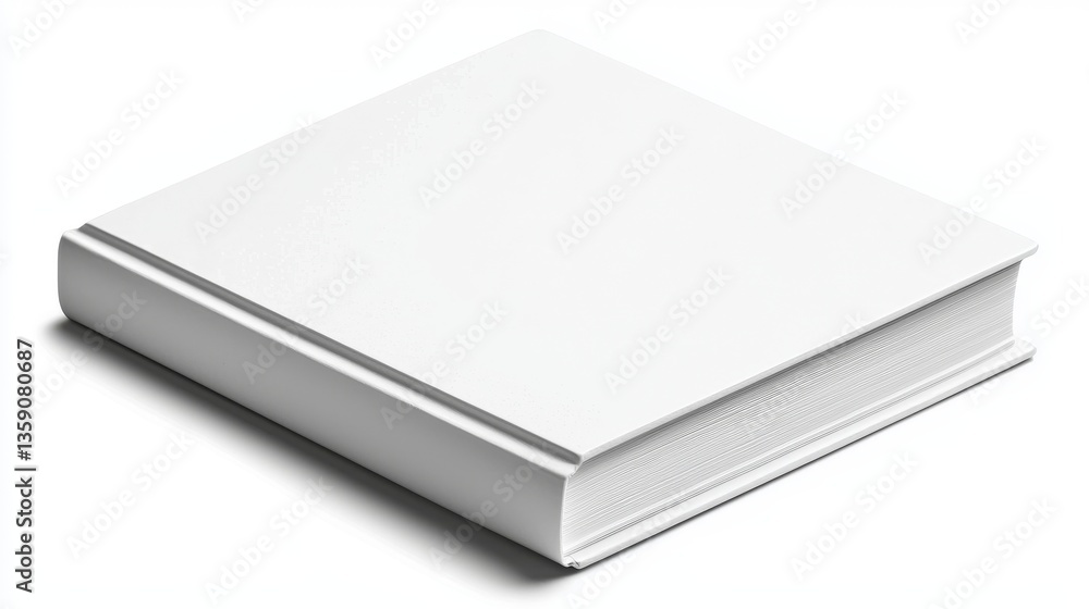 Blank White Book Mockup Perfect for Design Presentations and Book Cover Designs Blank White Book Mockup Perfect for Design Presentations and Book Cover Designs