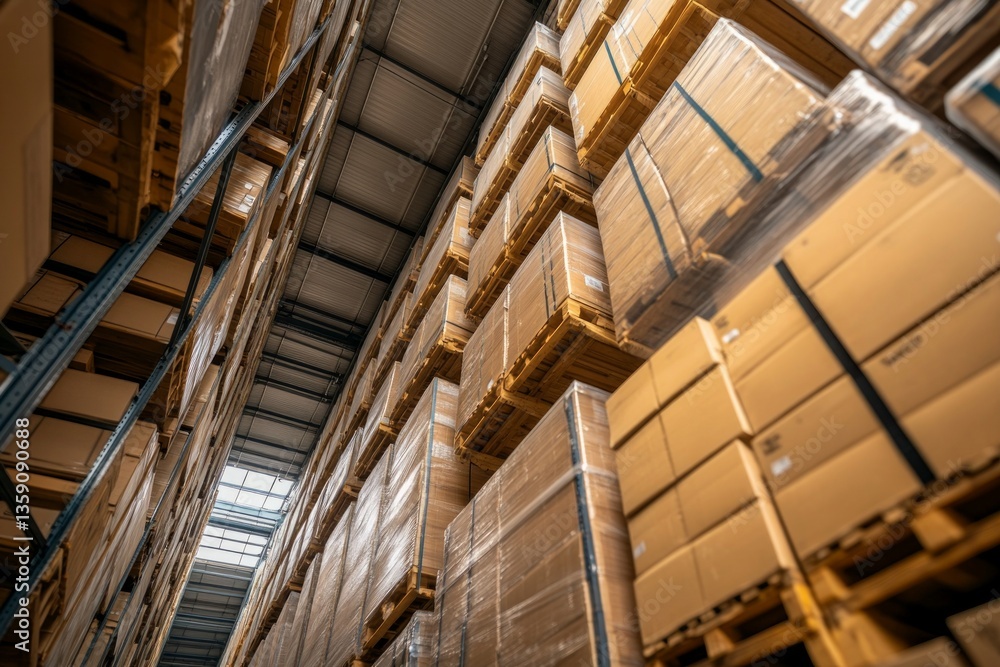High-Rise Warehouse Storage: An Impressive Display of Efficiency and Organization High-Rise Warehouse Storage: An Impressive Display of Efficiency and Organization