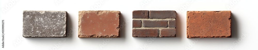 Obraz premium Assorted Brick Sample Tiles