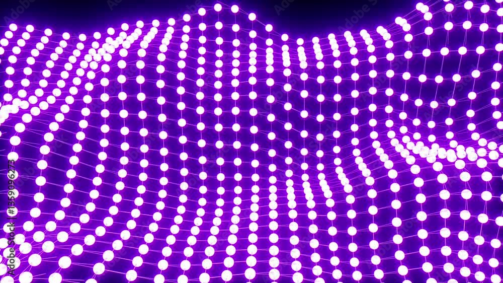 bright neon animated canvas. cyberspace