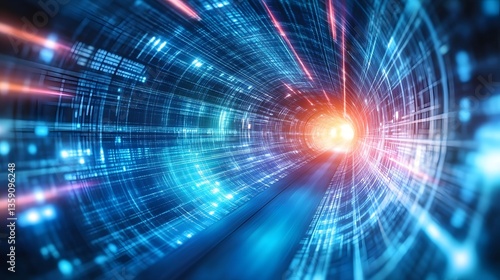 Digital Data Stream Tunnel, High Speed Information Highway