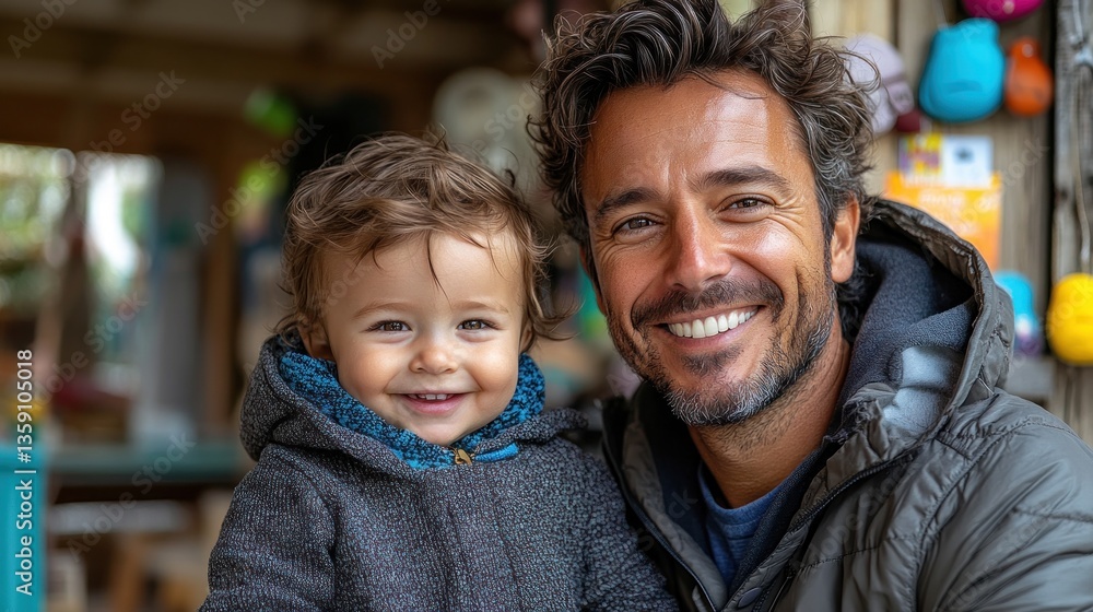 A heartwarming portrait of a father and his toddler son, showcasing their bond and the joy of parenthood. This captures a tender moment between a loving dad and his child. A heartwarming portrait of a father and his toddler son, showcasing their bond and the joy of parenthood. This captures a tender moment between a loving dad and his child.