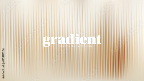 Ripple glass distortion effect background. Abstract fractal ribbed glass texture with vibrant gradients smooth fluted vertical lines. Reeded Bold dynamic design blending futuristic tones vector bg