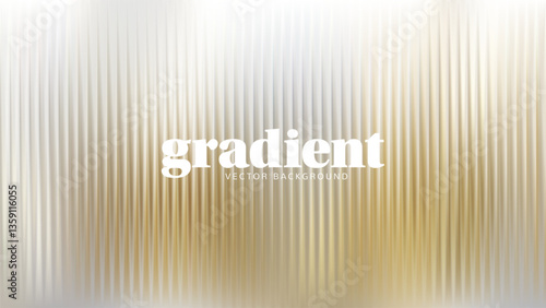 Ripple glass distortion effect background. Abstract fractal ribbed glass texture with vibrant gradients smooth fluted vertical lines. Reeded Bold dynamic design blending futuristic tones vector bg