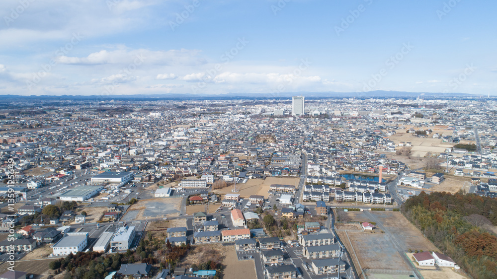 Naklejka premium ［茨城県水戸市］街並み