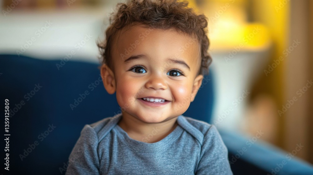 Happy Baby Boy Portrait Happy Baby Boy Portrait