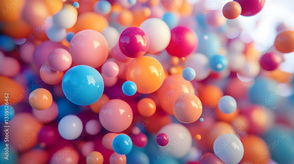 Abstract Futuristic Dense Multicolored Blobs Abstract Futuristic Dense Multicolored Blobs