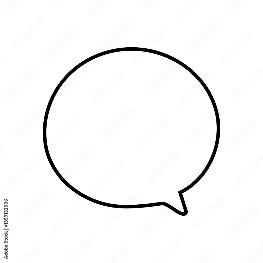 Speech bubble vector icon. Chat illustration sign. Message symbol. Text bubble logo. Speech bubble vector icon. Chat illustration sign. Message symbol. Text bubble logo.