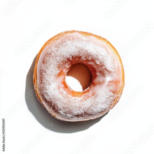 Deliciously Fresh Cinnamon Sugar Donut with a Soft, Light Texture Perfect for Indulgence