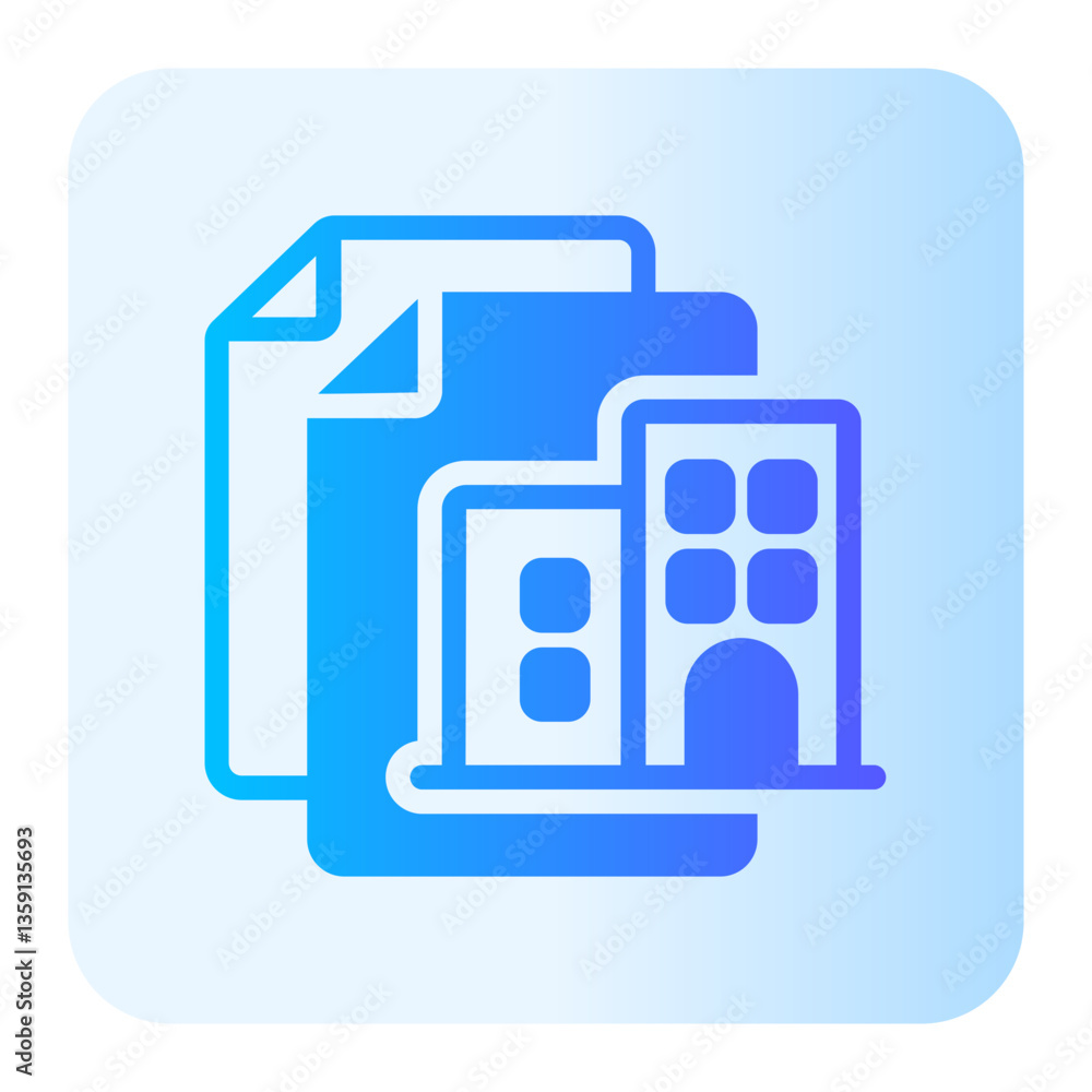 Company gradient icon Company gradient icon