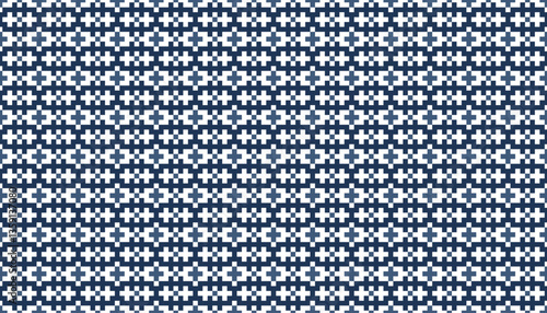 Thai pixel pattern. Abstract seamless pattern with EPS 10. Simple modern background texture. Repeat geo design