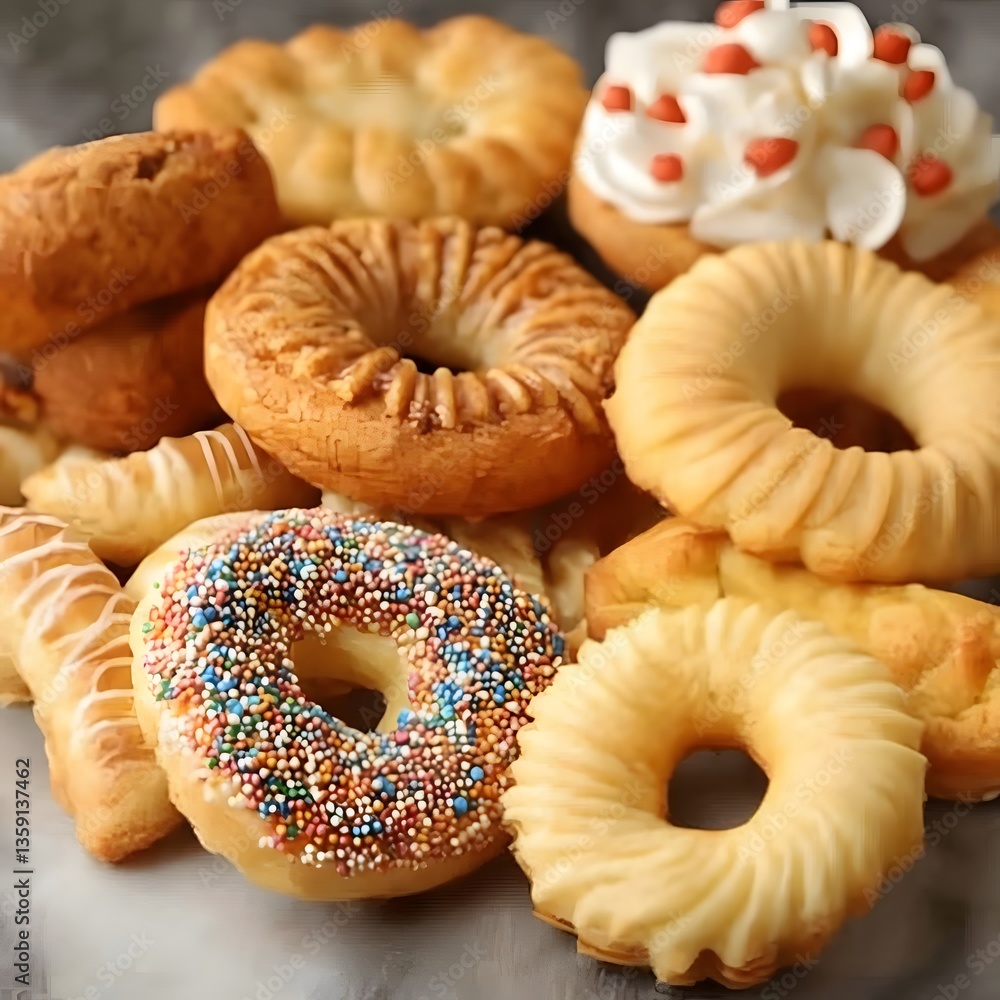 Assorted Delicious Donuts and Cookies Variety Pack Assorted Delicious Donuts and Cookies Variety Pack