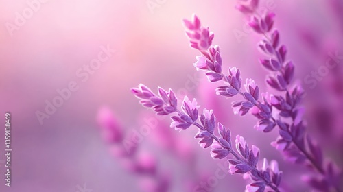 Purple lavender flower