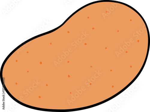 Illustration of potato chip