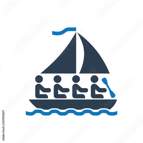 Rowing Boat Icon