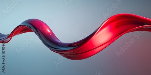 3d red abstract background