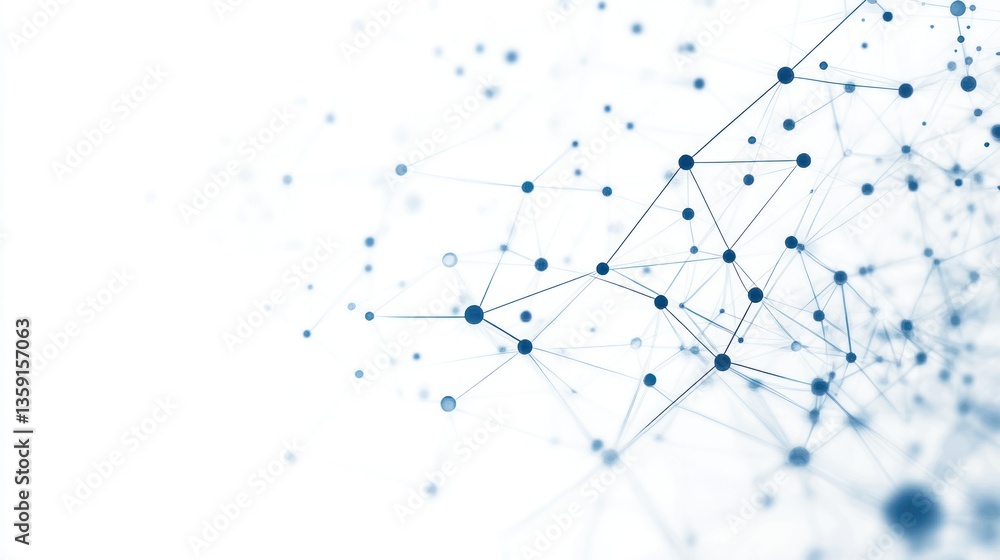 Abstract network graphic, connecting dots and lines, a backdrop for technology or innovation, possible use for presentation or website background Abstract network graphic, connecting dots and lines, a backdrop for technology or innovation, possible use for presentation or website background