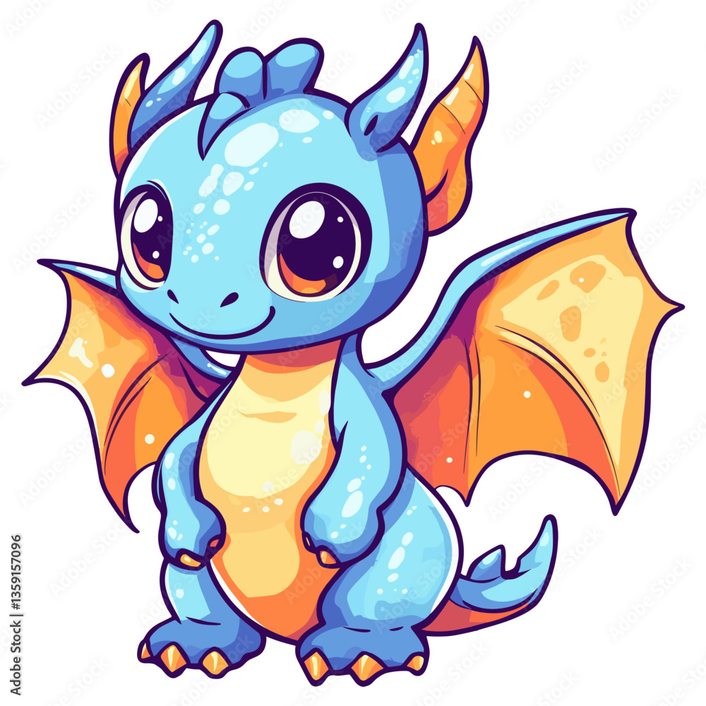 Obraz premium Dragon art illustration dynamite vector