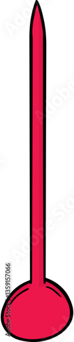 Illustration of toothpick