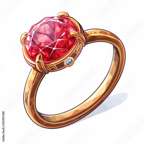 gold ring with diamond