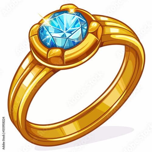 gold diamond ring
