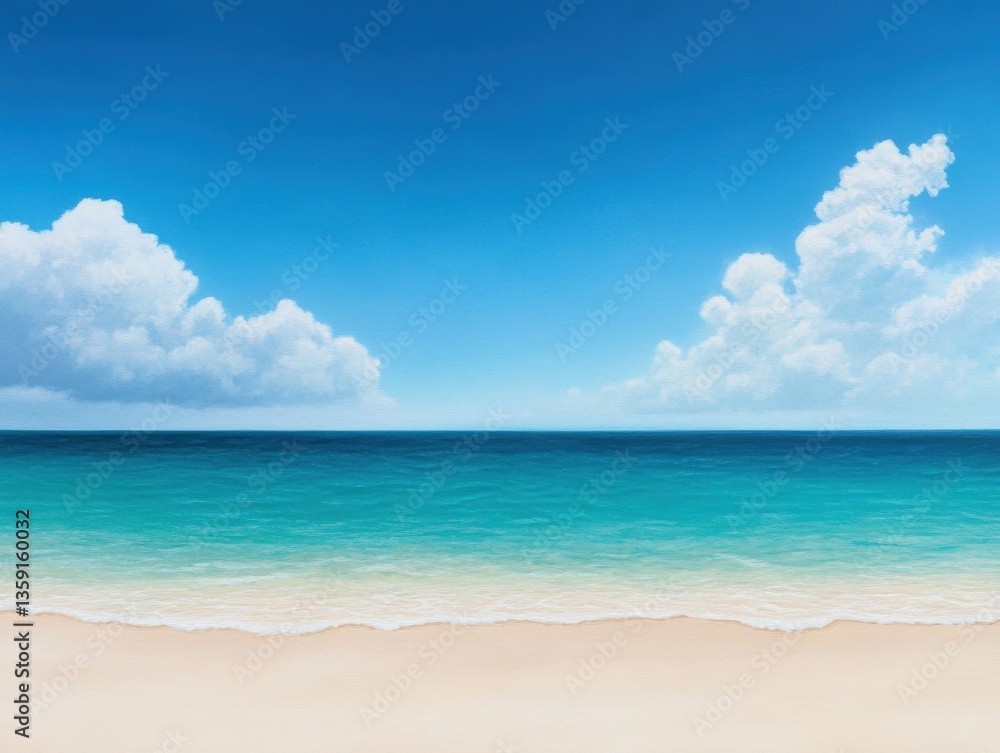 Obraz premium Beach ocean sky