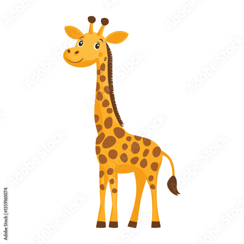 Giraffe illustration wildlife animal vector