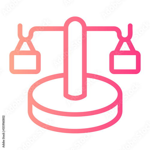 Efficiency gradient icon