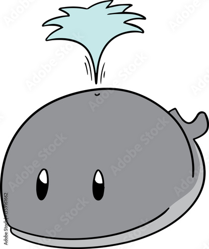 Illustration of whale