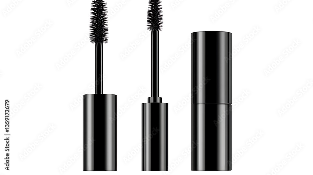 Obraz premium Two mascara wands & tube.