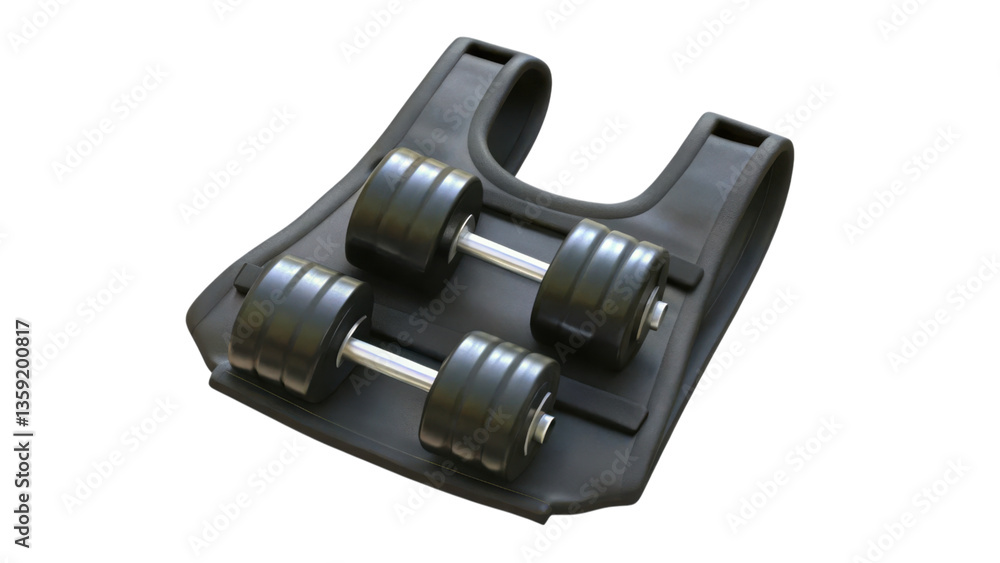 Exercise equipment 3D concept Weighted vest for strength training and fitness enthusiasts. Exercise equipment 3D concept Weighted vest for strength training and fitness enthusiasts.